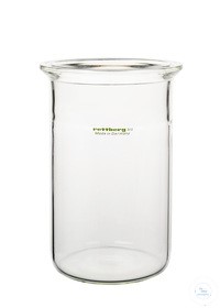 Сосуд реакционный цилиндрический DN100 плоскодонный объемом 500 мл 