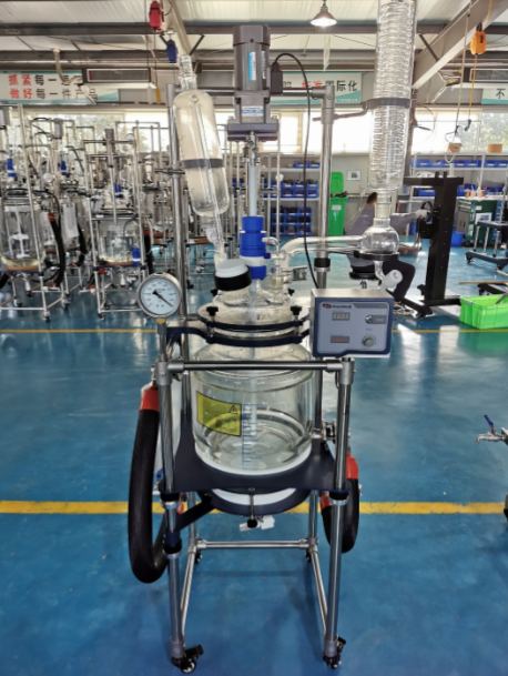 Реактор стеклянный лабораторный фильтрующий GR-20F 