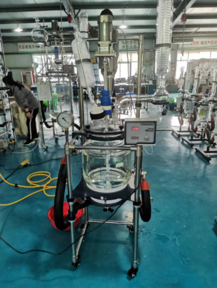 Реактор стеклянный лабораторный фильтрующий GR-50F 