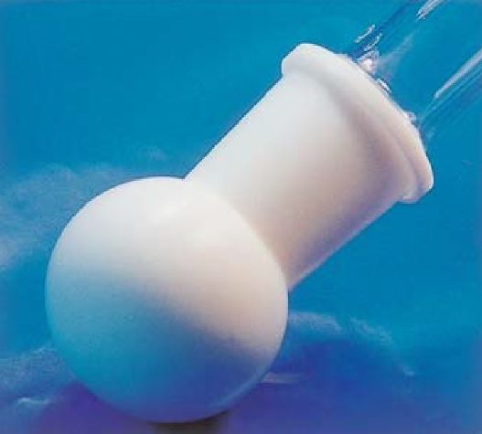 Круглодонная колба 10 мл из тефлона (PTFE) с соединением типа A 19/38  